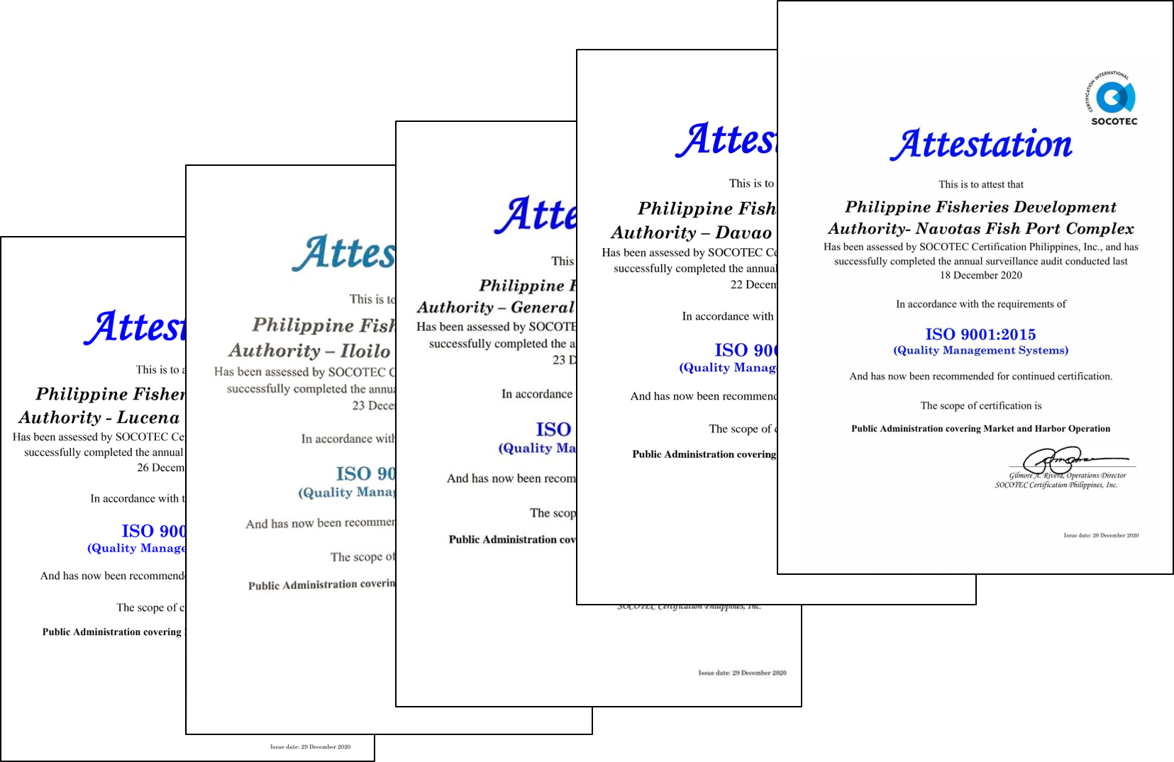 ISO 2020 Attestation