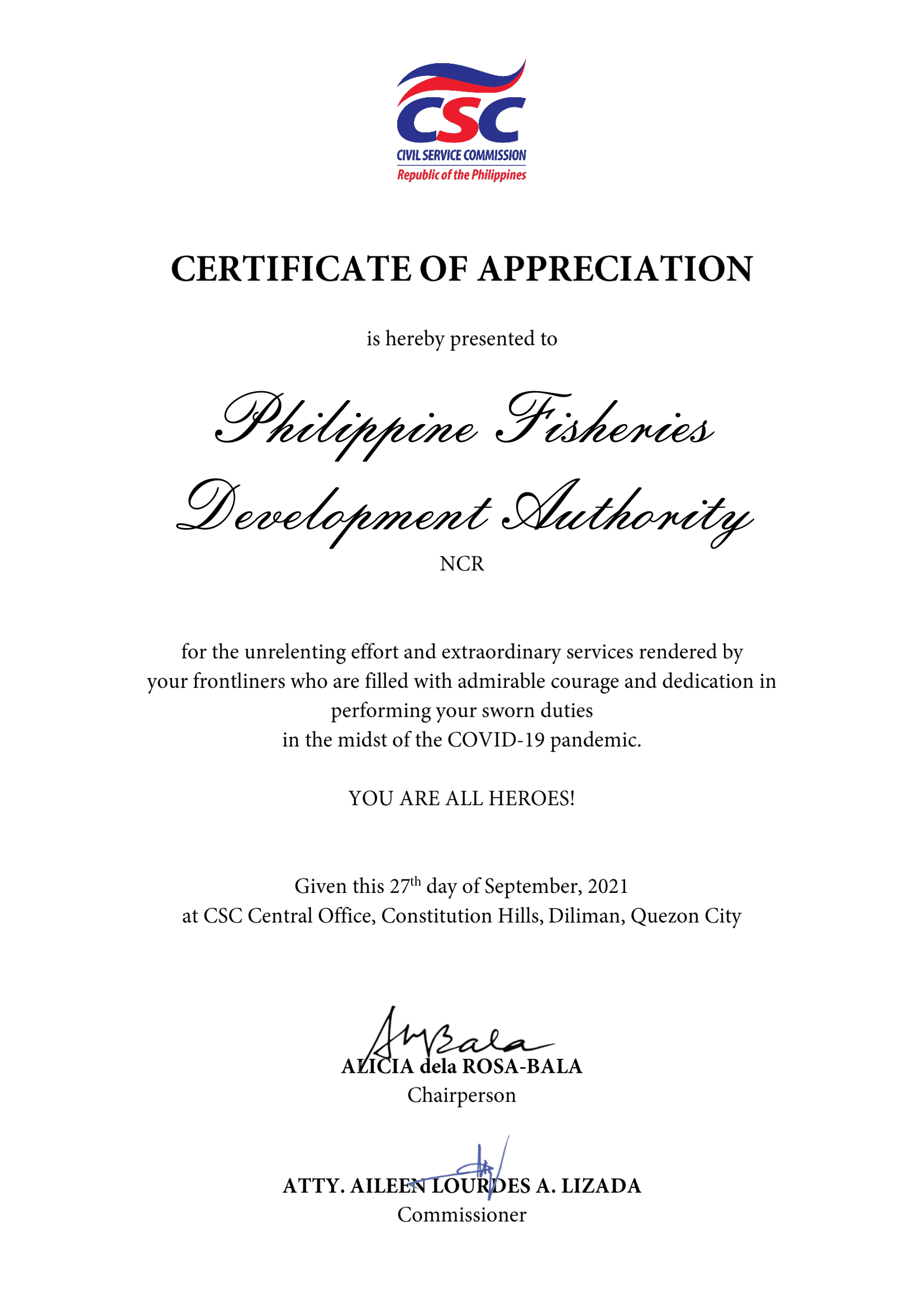OCH AAL Esigned 126 Philippine Fisheries Development Authority 1