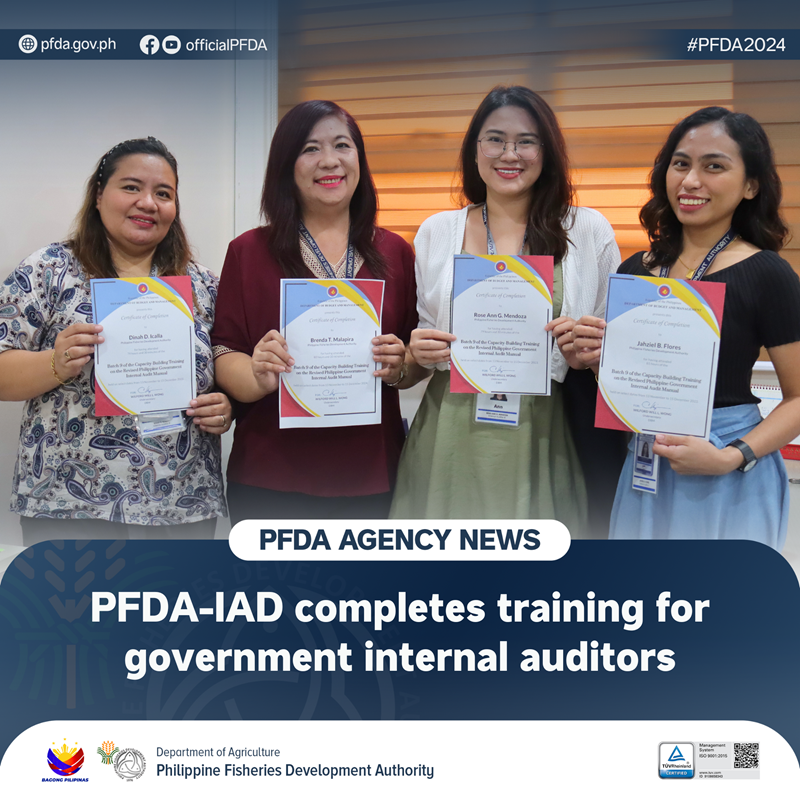 PFDA Agency News 02052024 resized PFDA IAD completes training for government internal auditors
