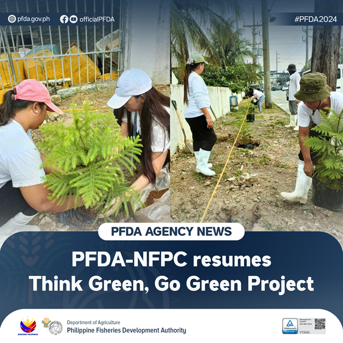 PFDA Agency News 02082024 resized PFDA NFPC resumes Think Green Go Green Project v3