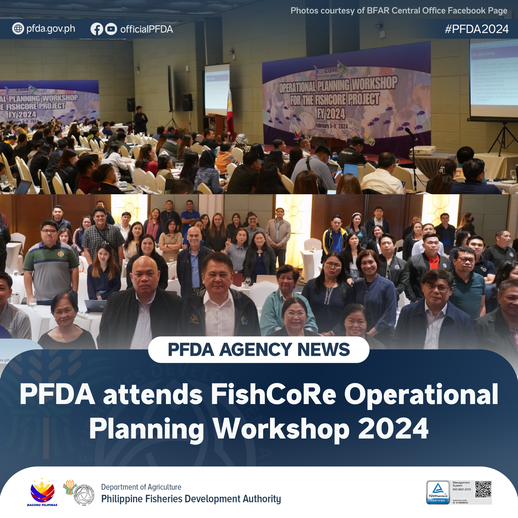 PFDA Agency News 02212024 PFDA attends FishCoRe Operational Planning Workshop 2024
