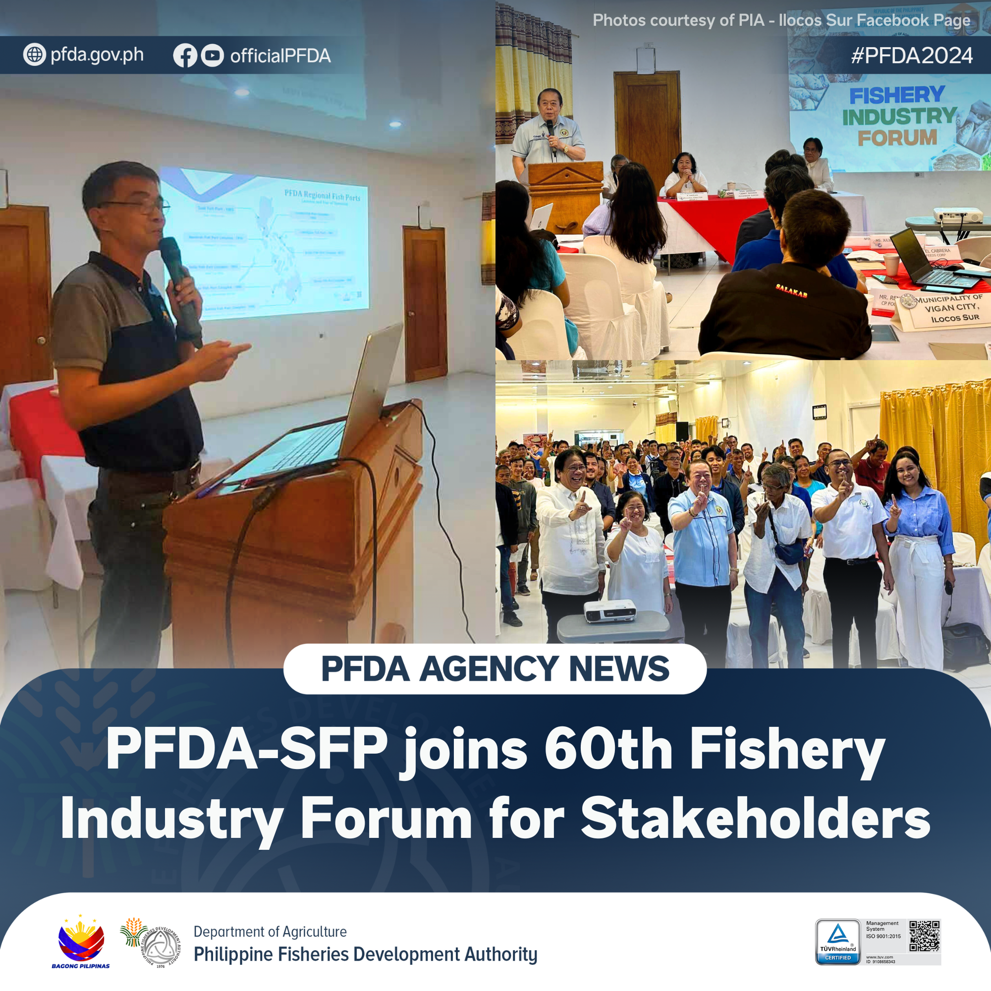 PFDA Agency News 03272024 PFDA SFP joins 60th Fishery Industry Forum for Stakeholders