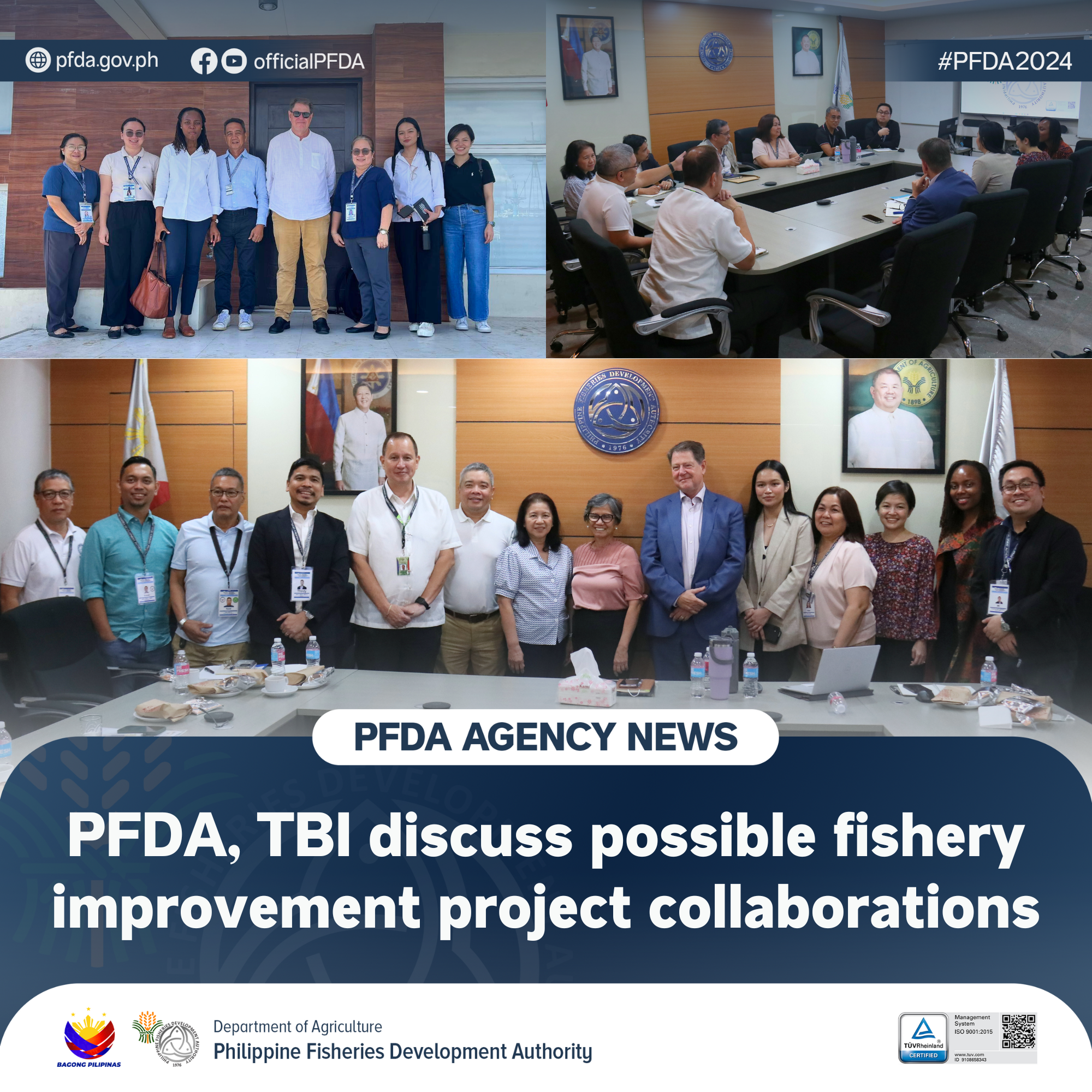 PFDA Agency News 05172024 PFDA TBI discuss possible fishery improvement project collaborations