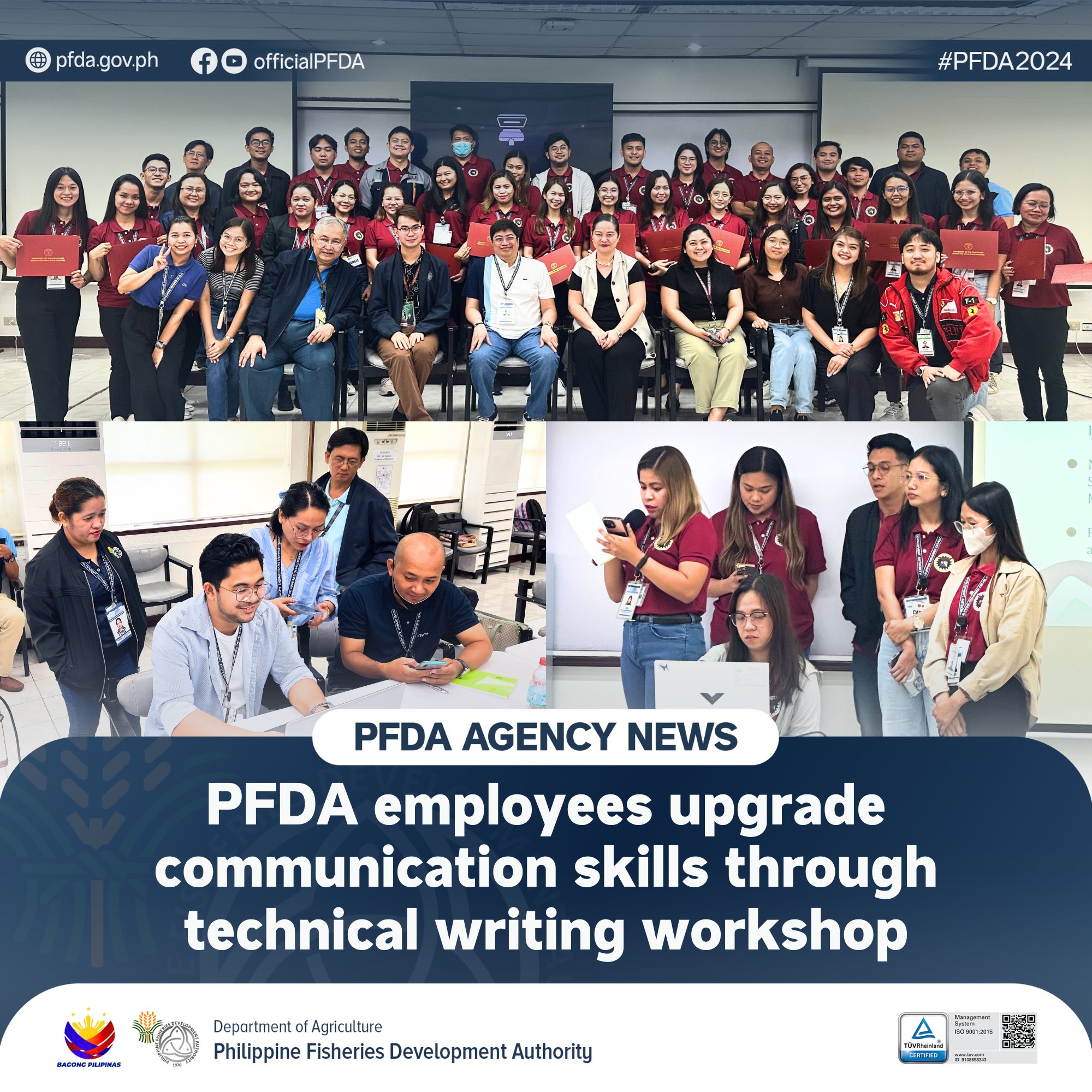 PFDA Agency News 07022024 PFDA employees upgrade communication skills through technical writing workshop