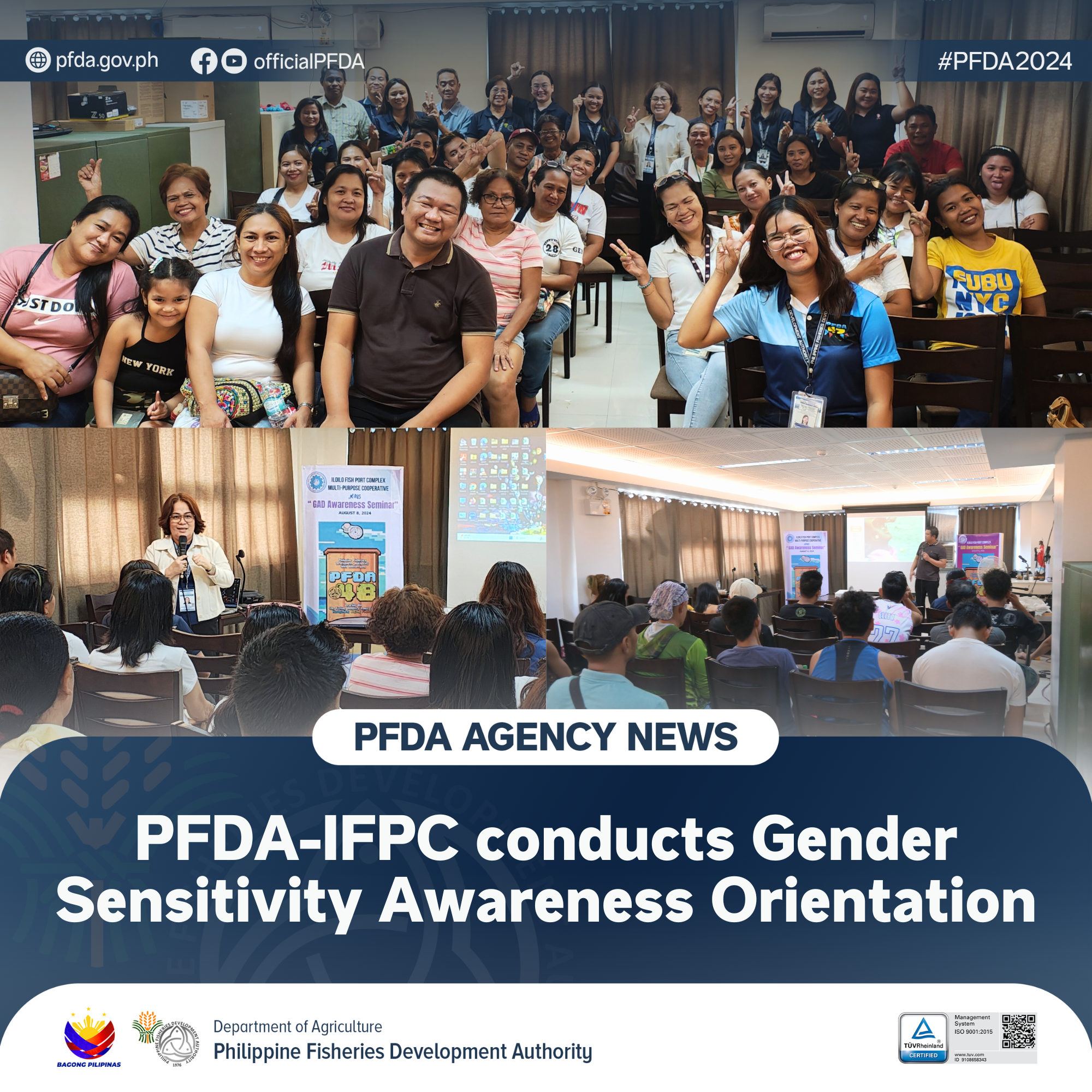 PFDA Agency News 08292024 PFDA IFPC conducts Gender Sensitivity Awareness Orientation