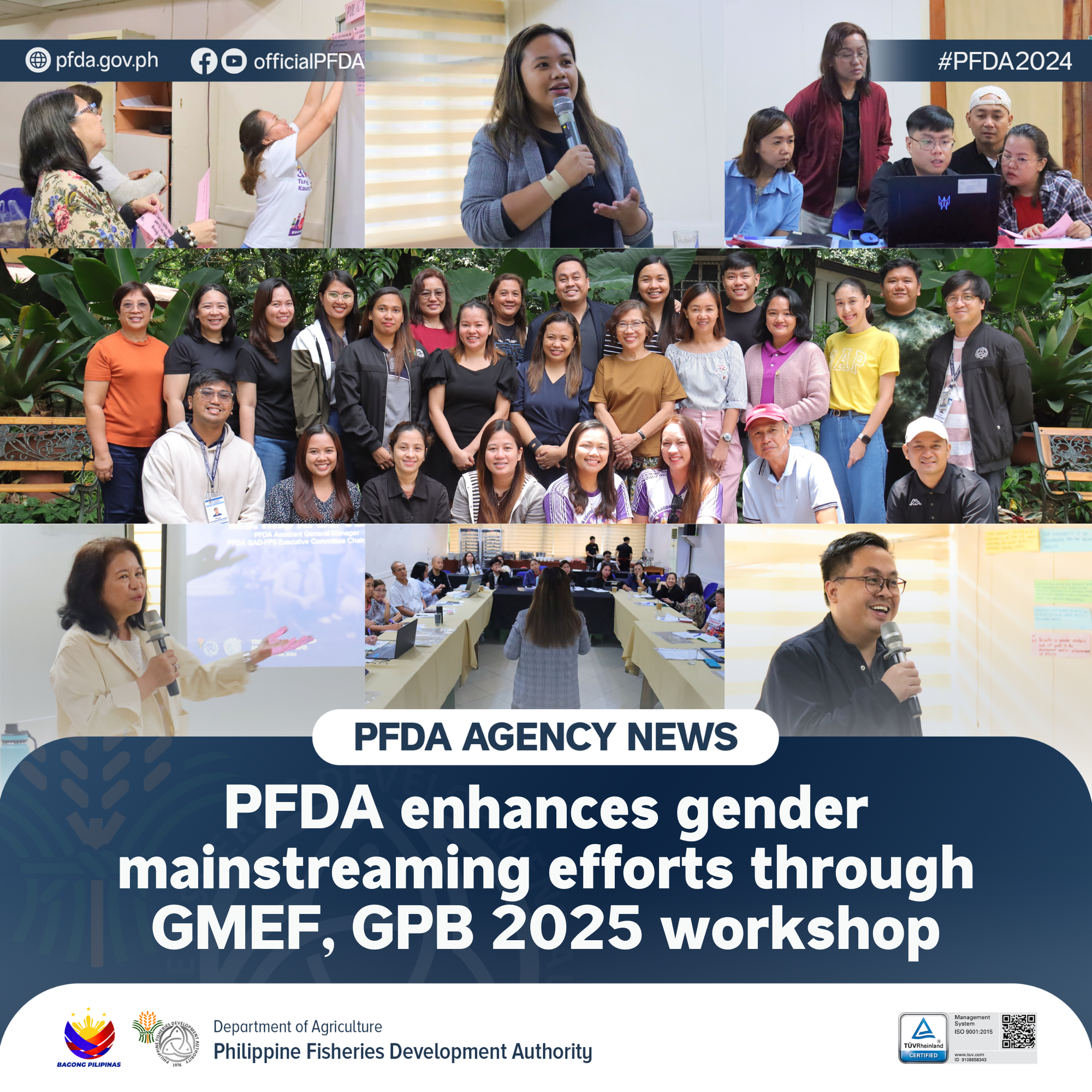 PFDA Agency News 08302024 PFDA enhances gender mainstreaming efforts through GMEF GPB 2025 workshop