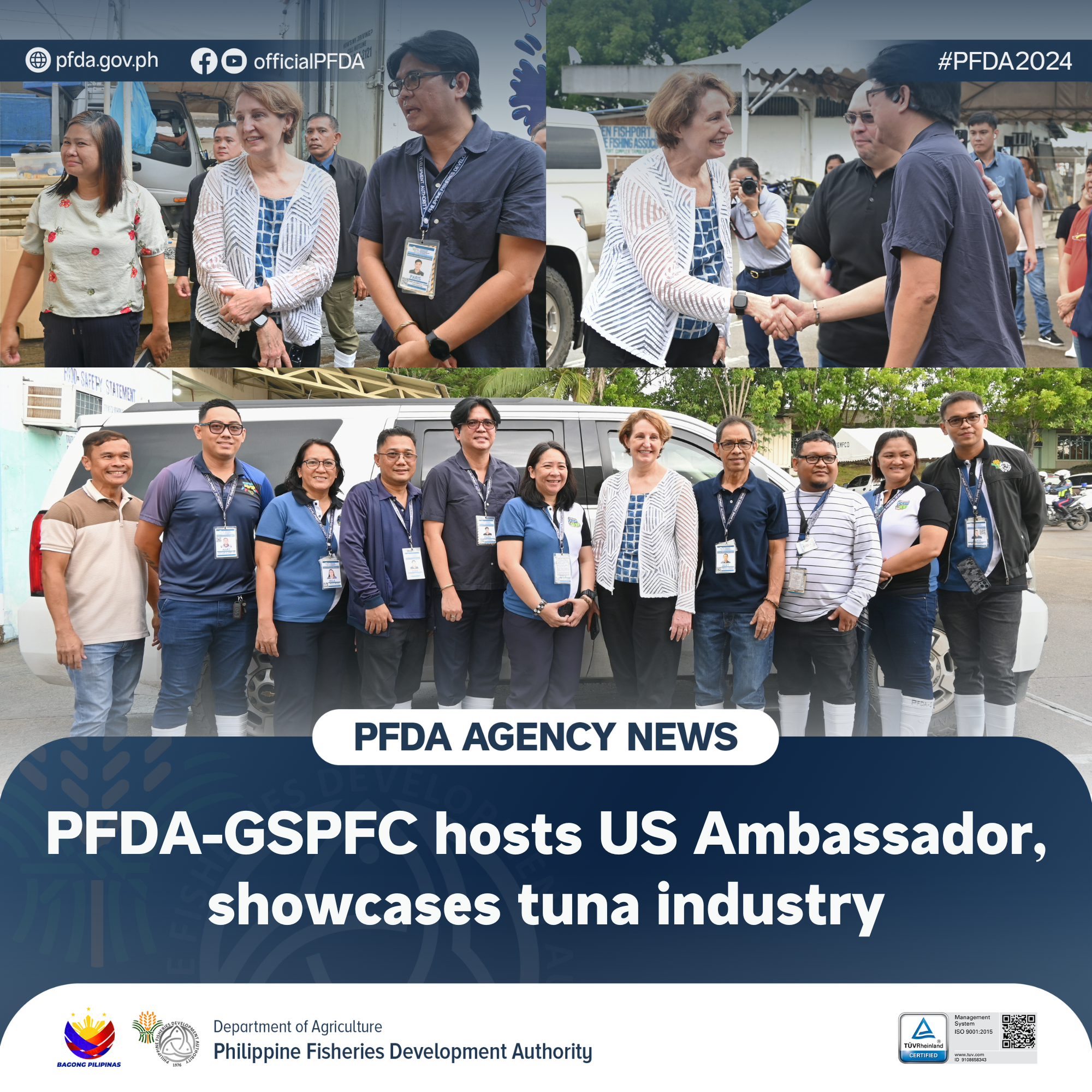 PFDA Agency News 09132024 PFDA GSPFC hosts US Ambassador showcases tuna industry