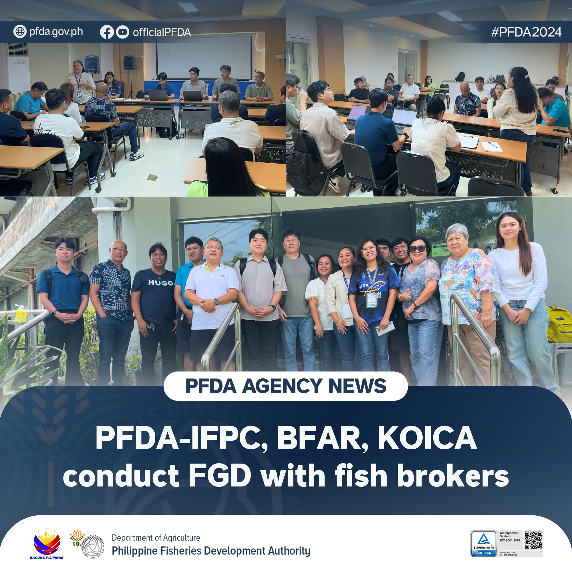 PFDA Agency News 09132024 PFDA IFPC BFAR KOICA conducts Focus Group Discussion FGD with Fish Brokers 