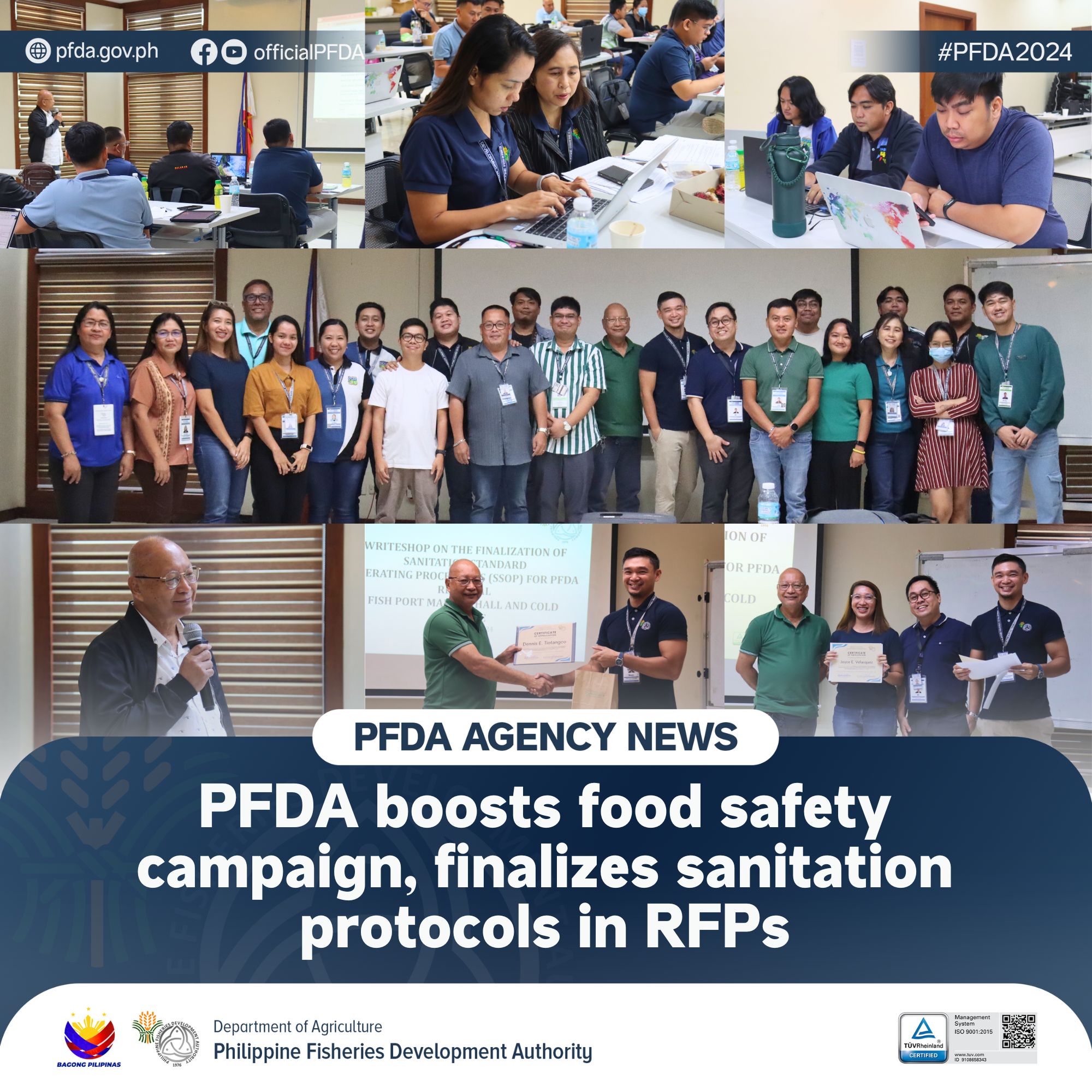 PFDA Agency News 09212024 PFDA boosts food safety campaign finalizes sanitation protocols in RFPs